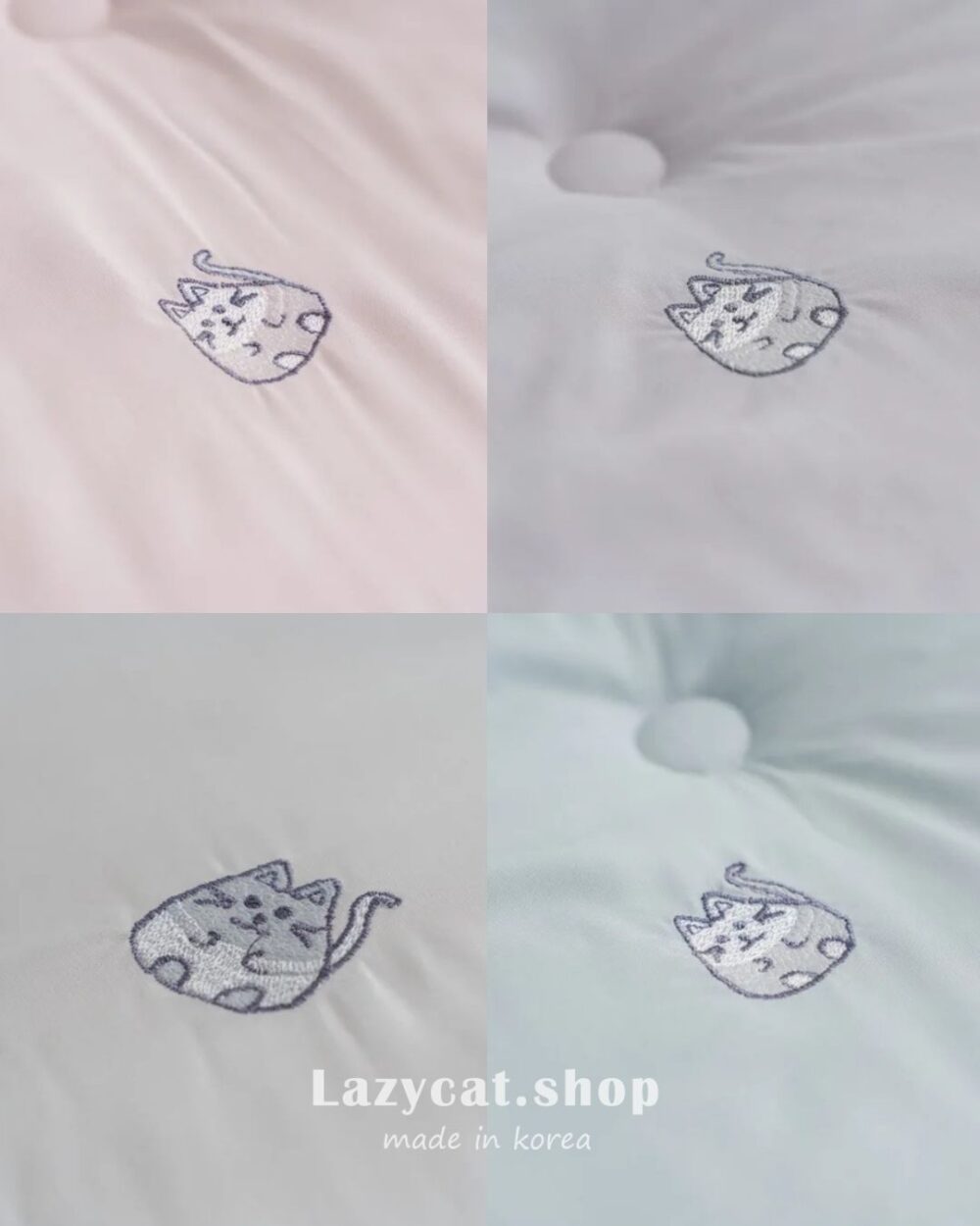 【韓國四季被】刺繡圓滾滾小貓 中厚款四季被🐱