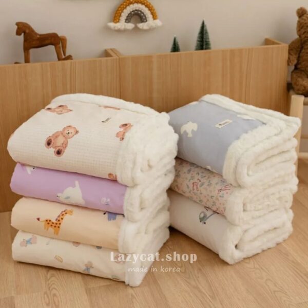 【韓國毛毯】溫暖冬季毛毯❤️莫代爾人氣款❤️雙材質毛毯🐑18種花色