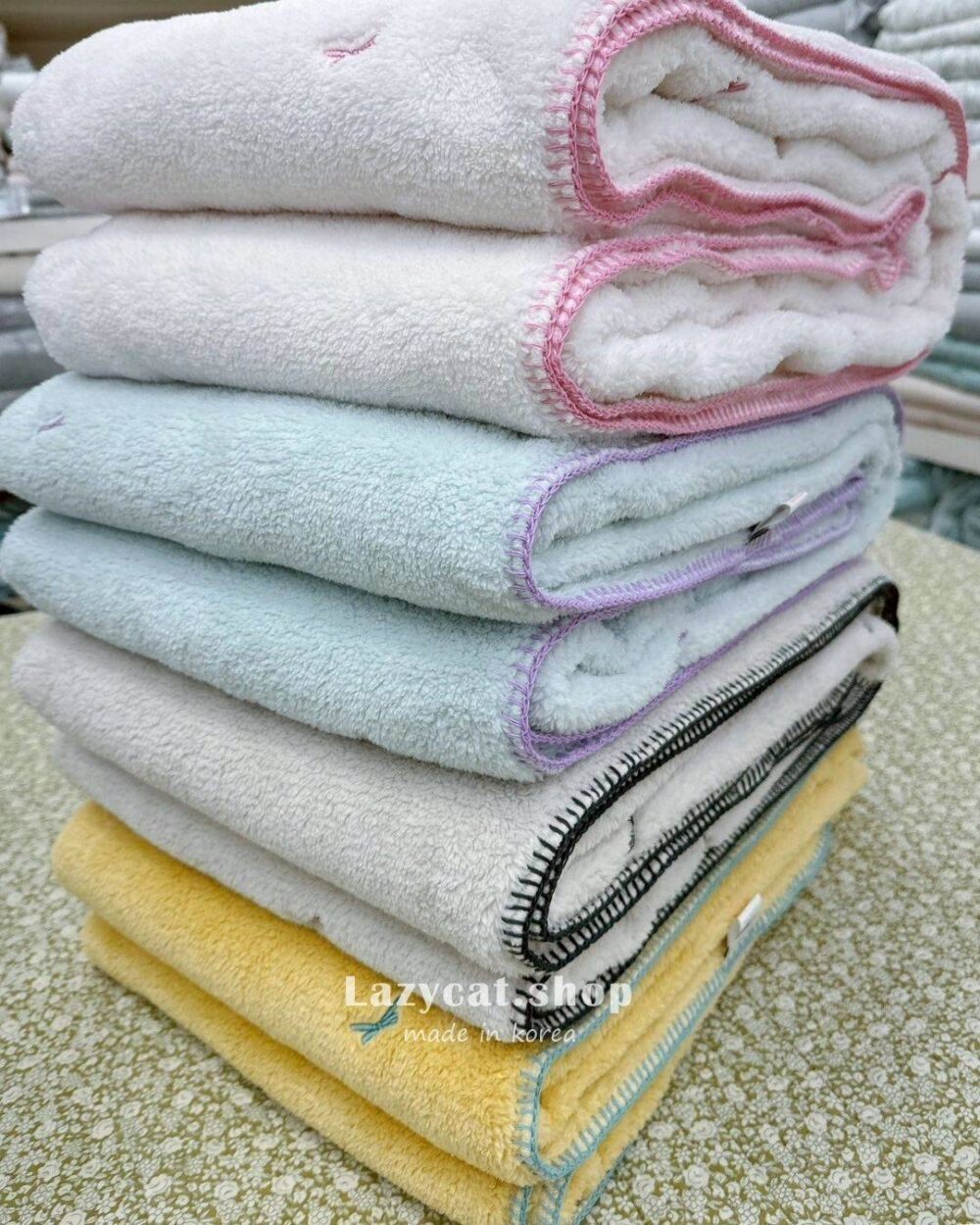 【韓國毛毯】撞色蝴蝶結毛毯🎀