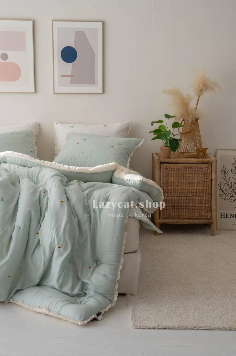 LINE_NOTE_251124_11 【韓國四季被】正韓🇰🇷刺繡花園💐薄款/厚款四季被