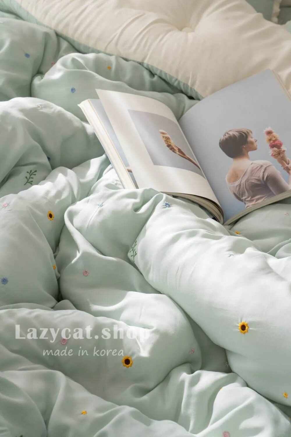 LINE_NOTE_251124_15 【韓國四季被】正韓🇰🇷刺繡花園💐薄款/厚款四季被