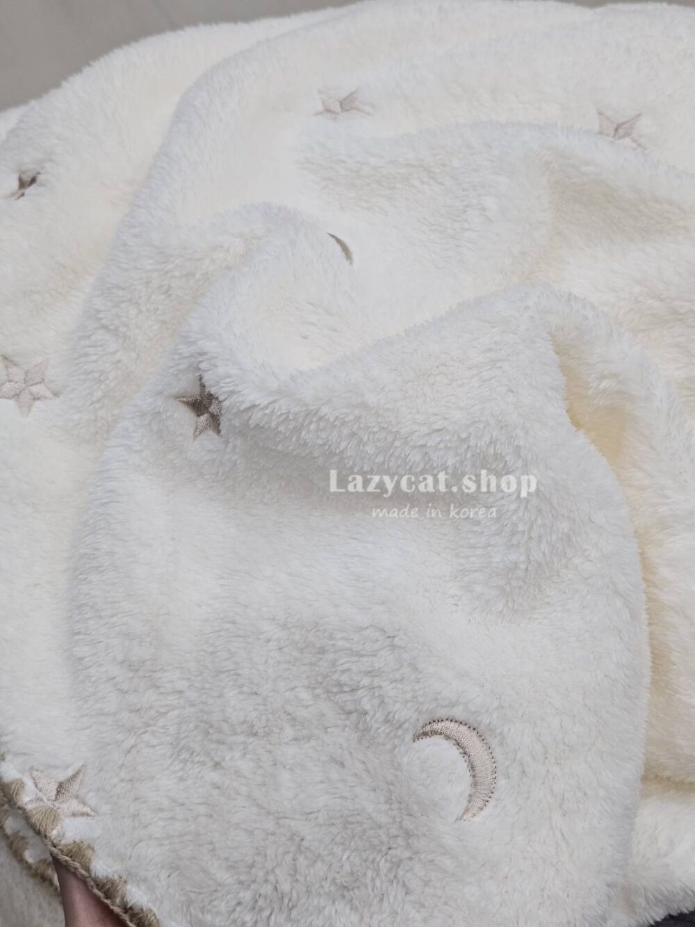 (現貨)【韓國毛毯】正韓🇰🇷刺繡星星月亮毛毯🌙