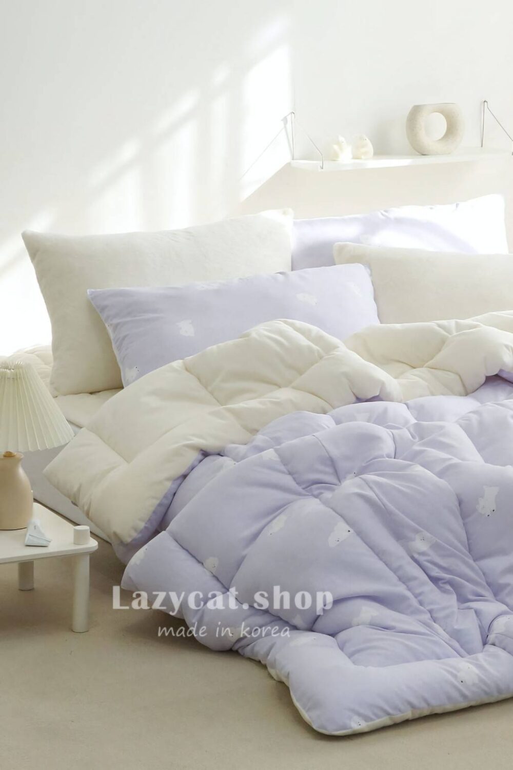 【韓國冬被】正韓🇰🇷慵懶比熊毛絨 雙材質冬被