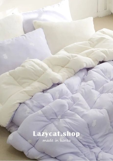 LINE_NOTE_251214_3 【韓國冬被】正韓🇰🇷慵懶比熊毛絨 雙材質冬被