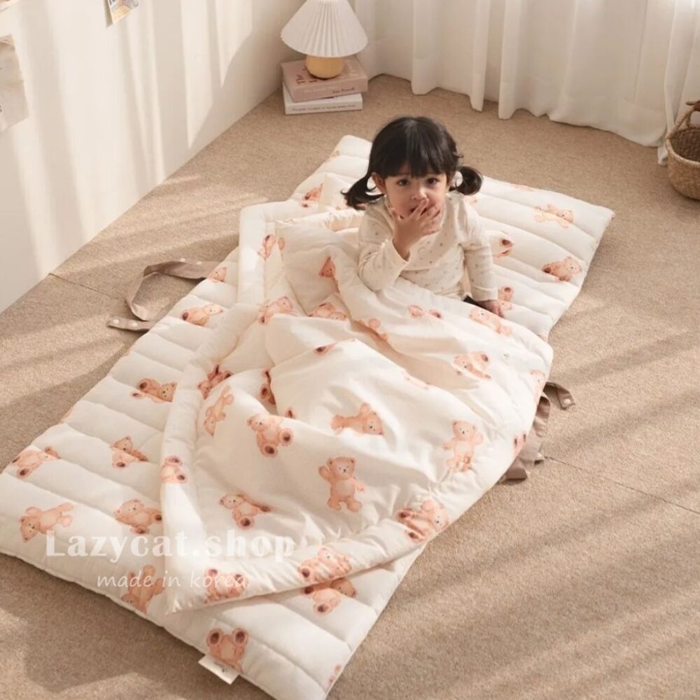 Vivienda☁️頂級莫代爾兒童睡袋3件組 (18) 【兒童睡袋】正韓🇰🇷頂級莫代爾 雙材質兒童睡袋 3件組☁️Vivienda