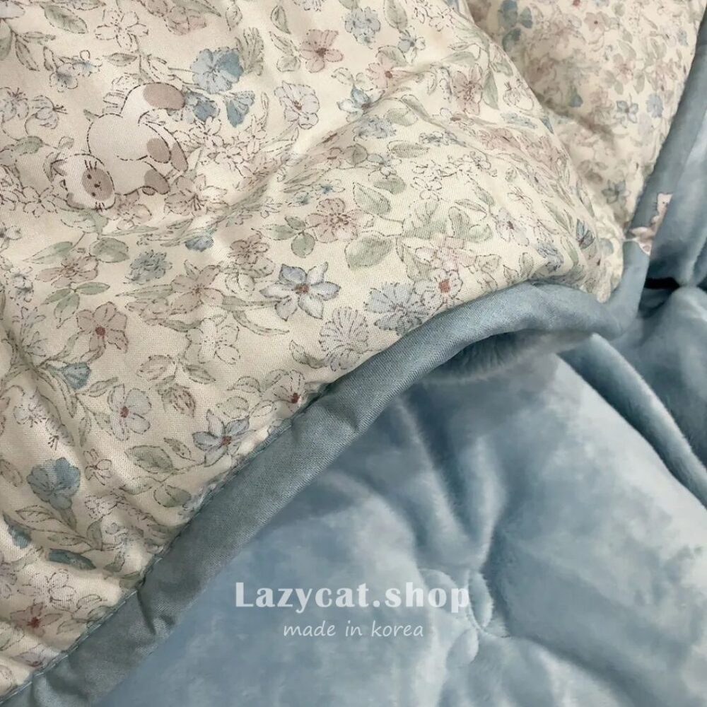 漫步小花貓💐雙材質冬被 (7) 【韓國冬被】正韓🇰🇷漫步小花貓 雙材質冬被