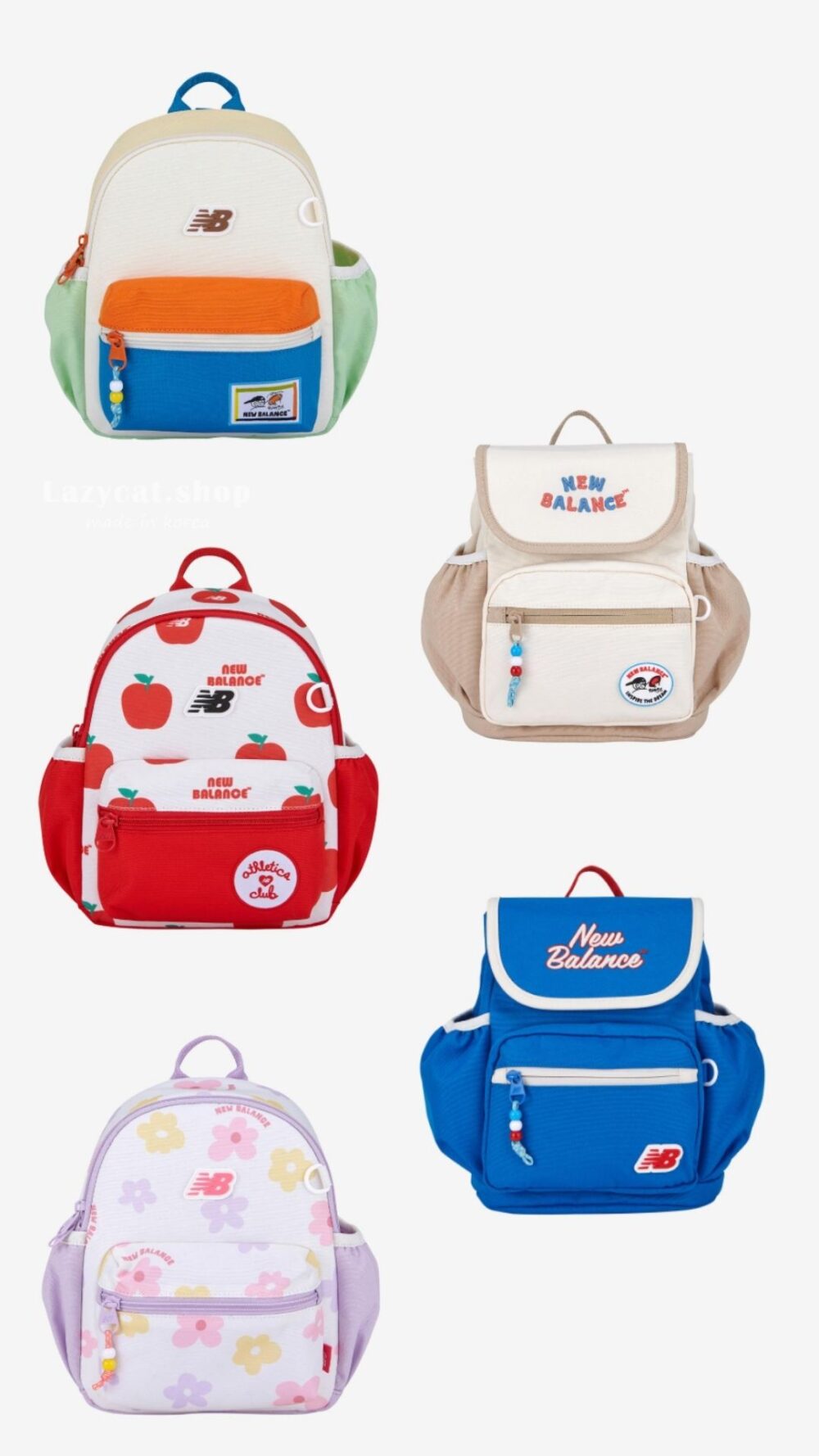 1 【韓國限定】New Balance kid👶2026春季NB兒童防走失後背包