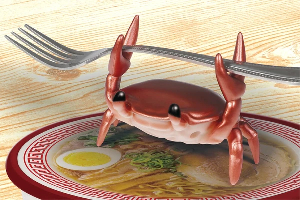 13920979_4.jpg 拷貝_0 (現貨)【日本代購】日本討論度很高 螃蟹泡麵計時器 筷架🦀