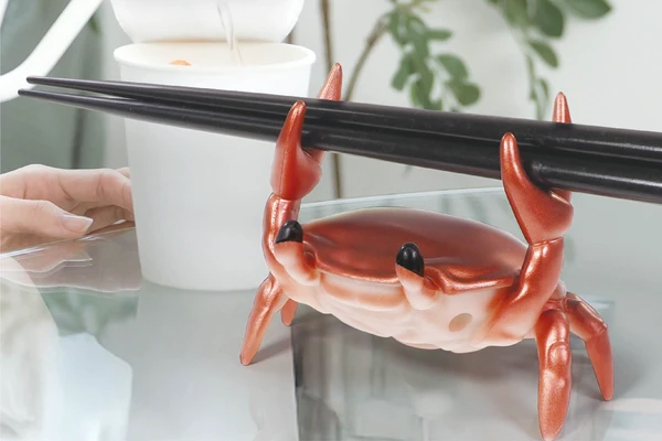 13920979_7.jpg 拷貝_0 (現貨)【日本代購】日本討論度很高 螃蟹泡麵計時器 筷架🦀