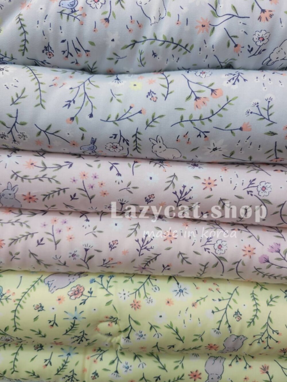 (預購)【韓國四季被】正韓🇰🇷兔子花花 薄款四季被