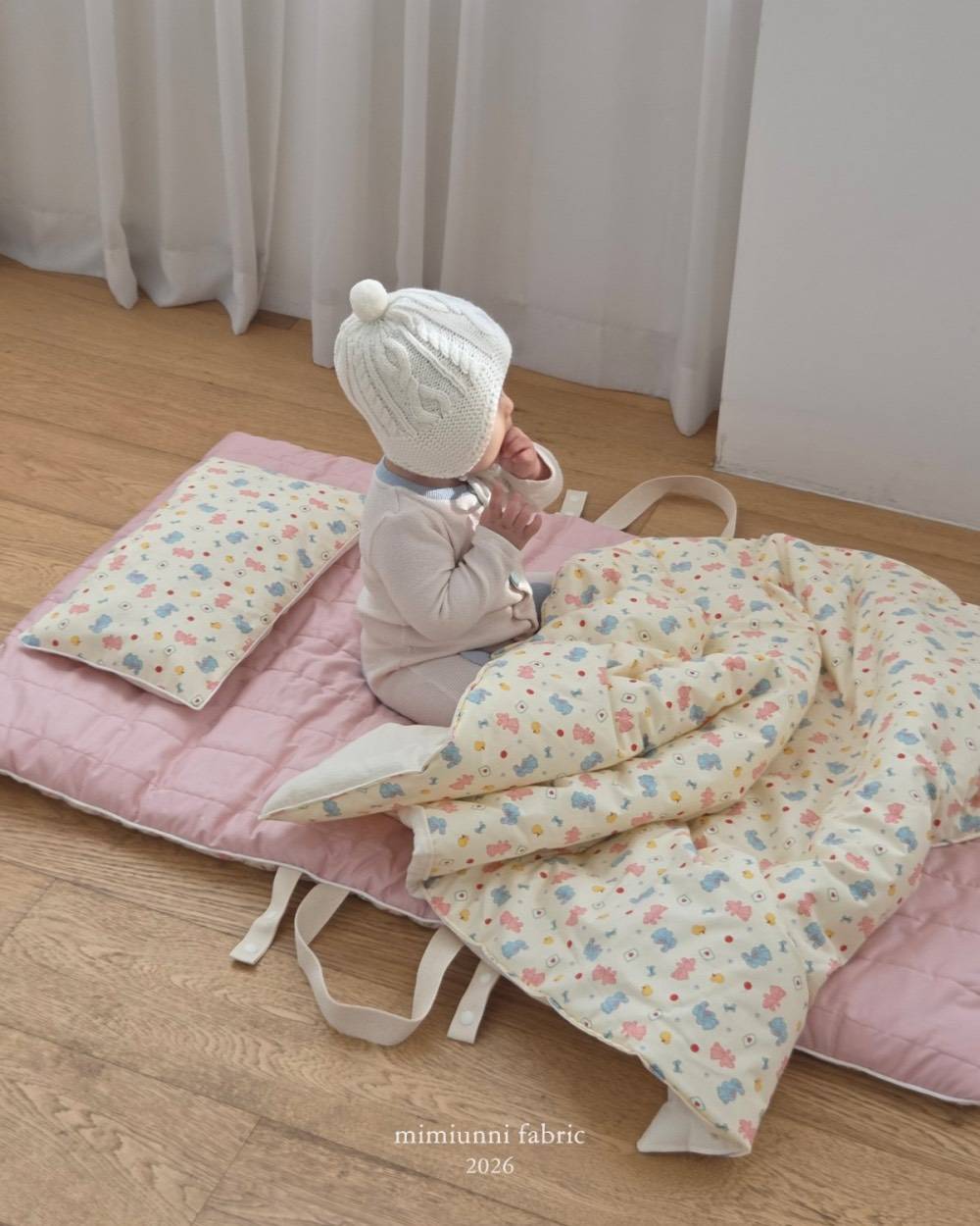 1674321_0 (現貨)【兒童睡袋】正韓🇰🇷mimi家 2026新款 100%純棉兒童睡袋4件組