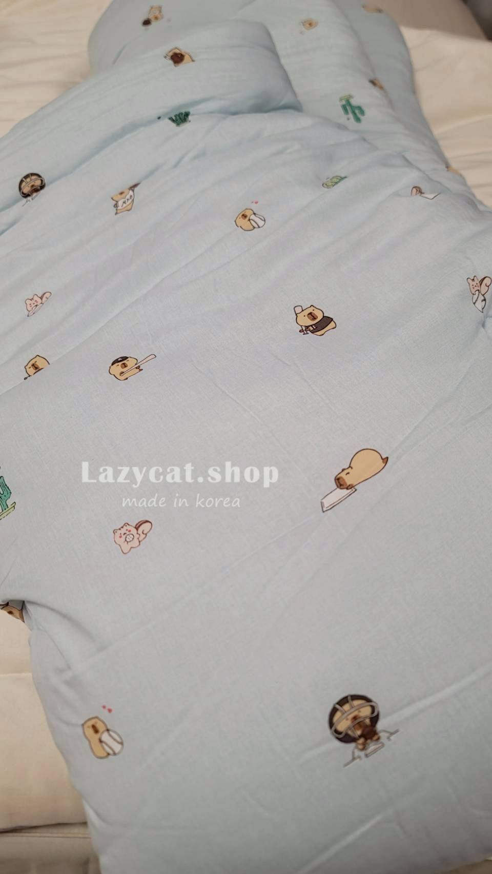 1767342253645 【韓國冬被】正韓🇰🇷卡皮巴拉打棒球 雙材質冬被