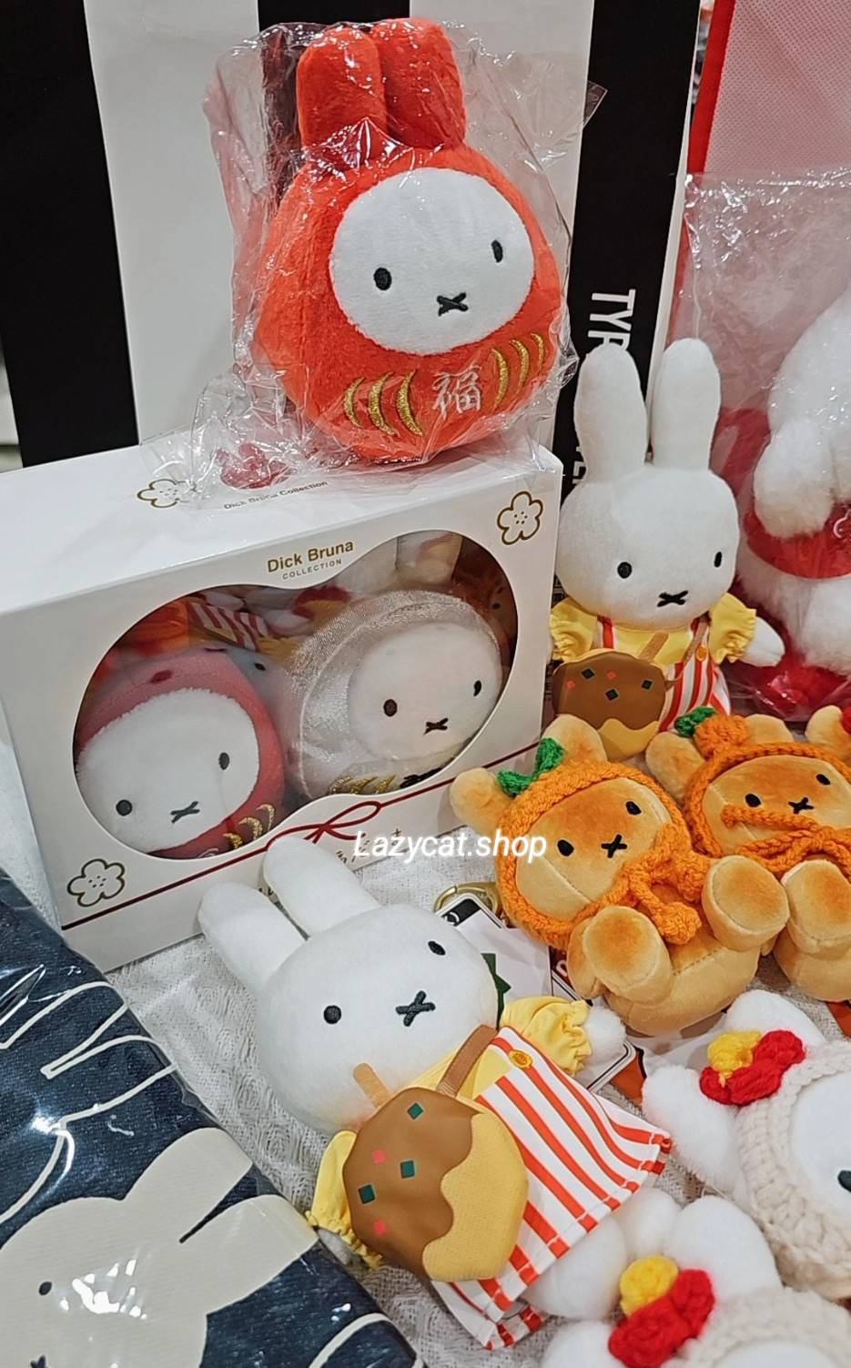 1809876 (現貨)日本限定🇯🇵過年必備 達摩祈福招財 Miffy吊飾/娃娃/禮盒