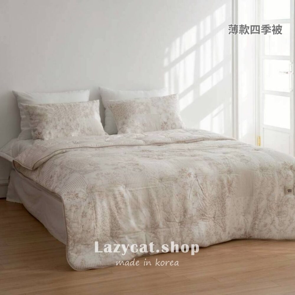18434436 (18) (預購)【韓國四季被】正韓🇰🇷優雅條紋法式 薄款/厚款四季被