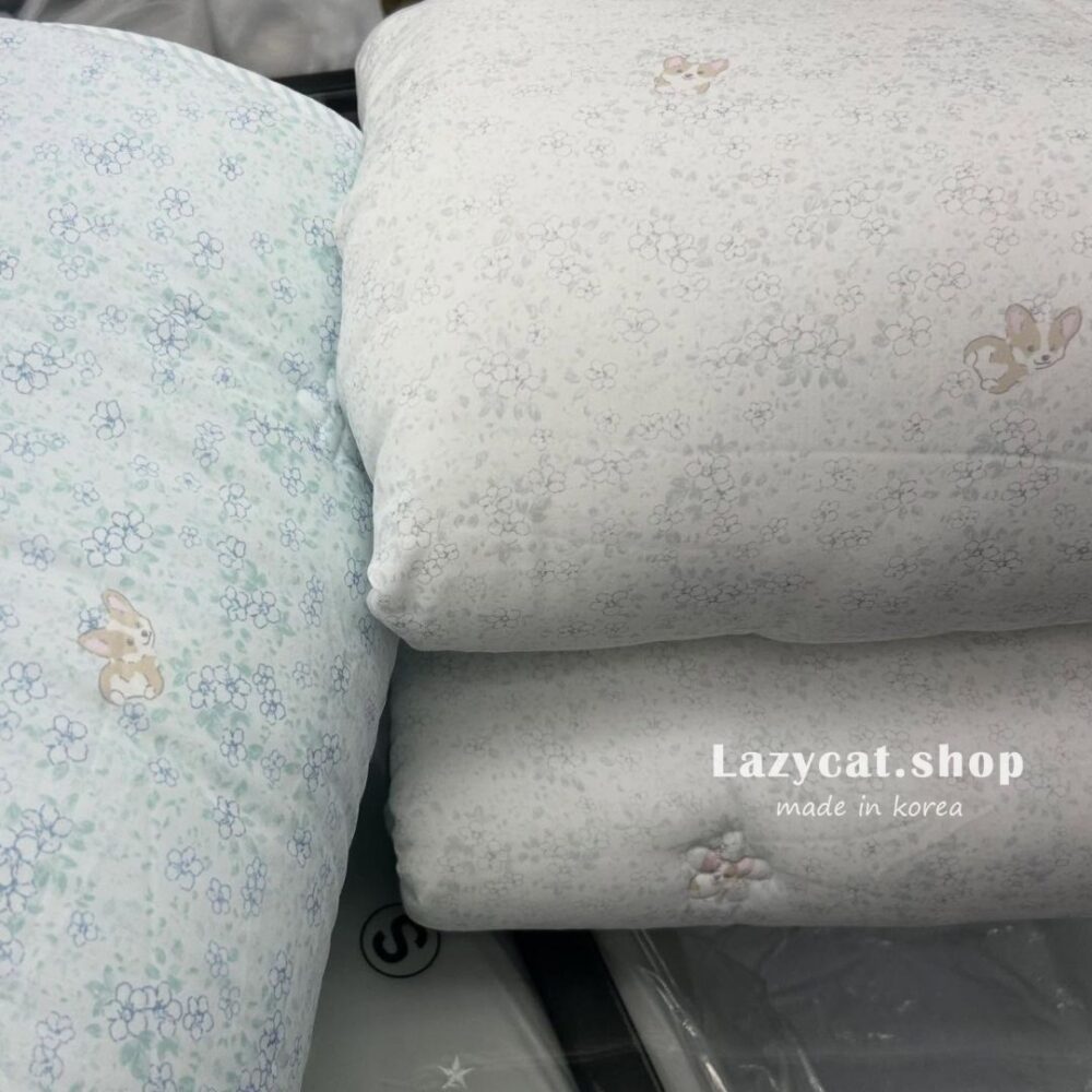 2 (預購)【韓國四季被】正韓🇰🇷開心柯基小花 四季被(只有單人)