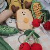 (現貨)韓國🇰🇷羊毛氈吊飾麵包鑰匙圈