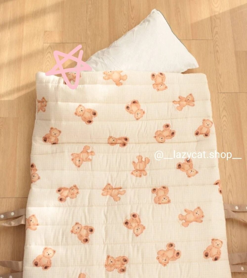 2507240741101824 (現貨)正韓🇰🇷棉被家☁️頂級莫代爾兒童睡袋3件組