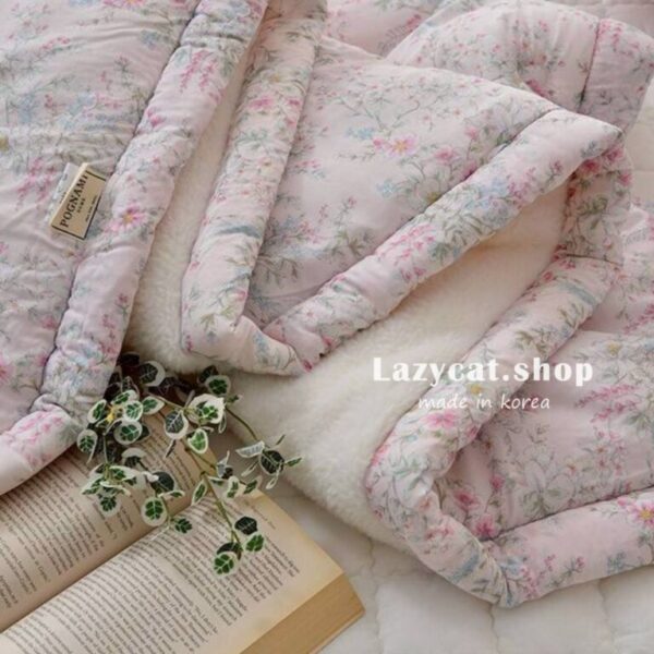 25fw80911 (預購)【韓國冬被】正韓🇰🇷春暖花開 雙材質冬被(只有單人)