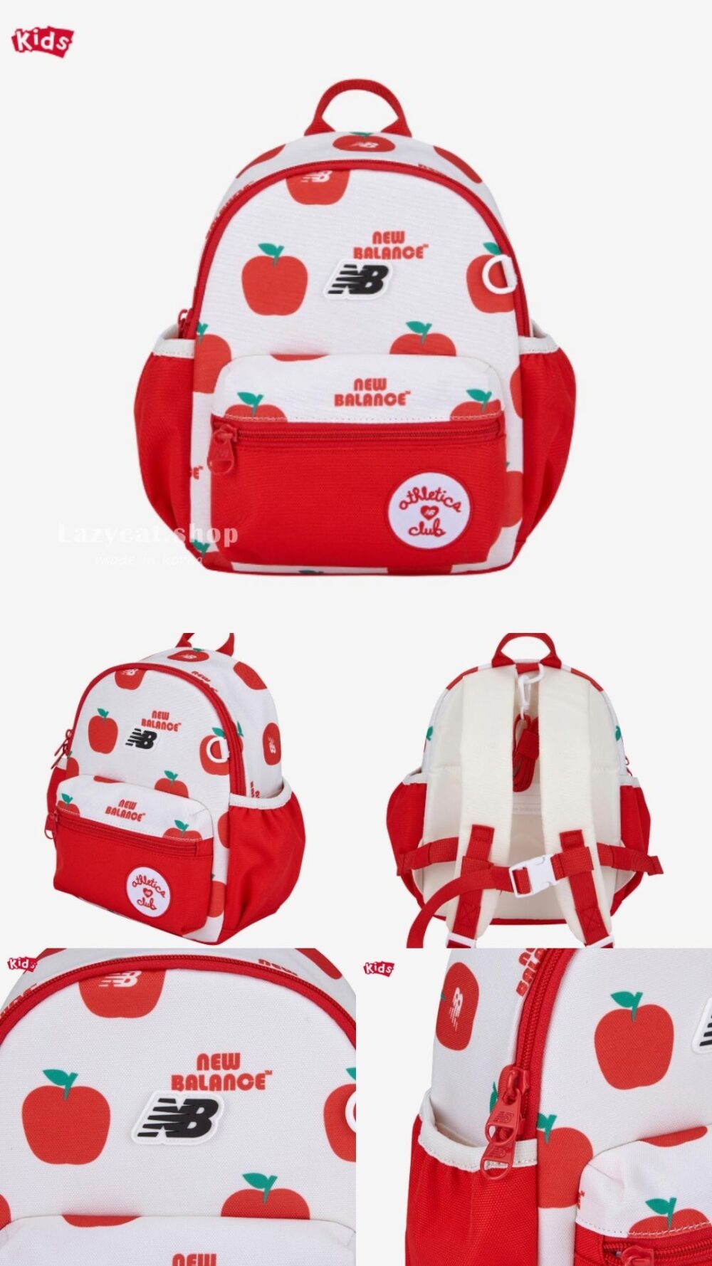 3 【韓國限定】New Balance kid👶2026春季NB兒童防走失後背包