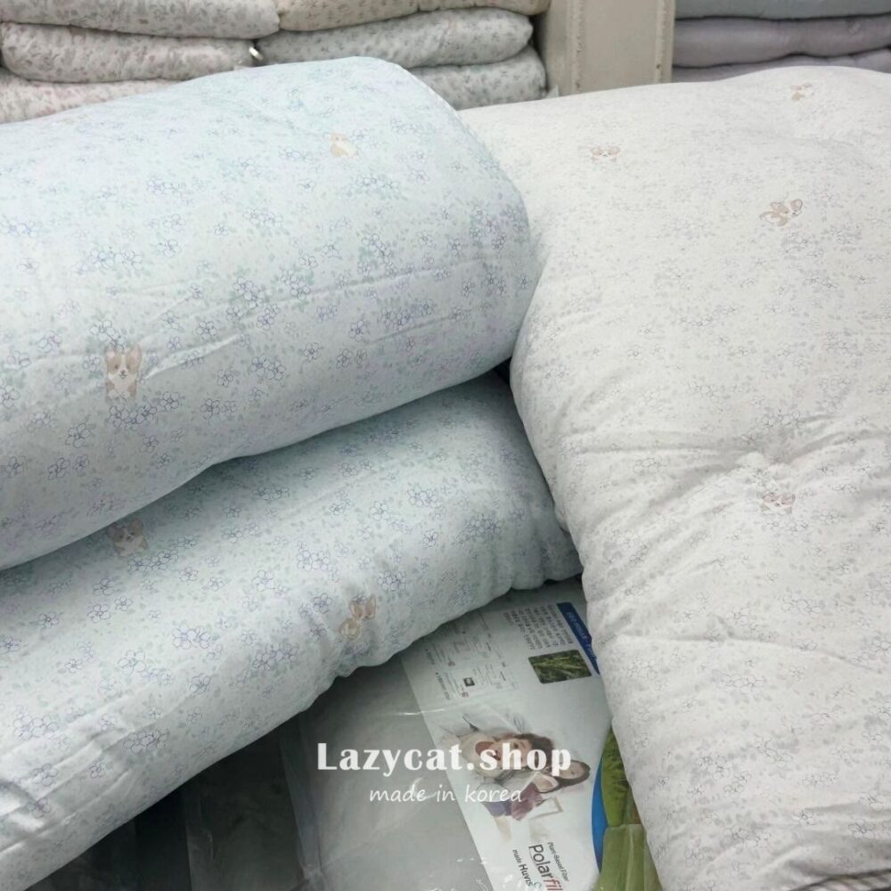 (預購)【韓國四季被】正韓🇰🇷開心柯基小花 四季被(只有單人)