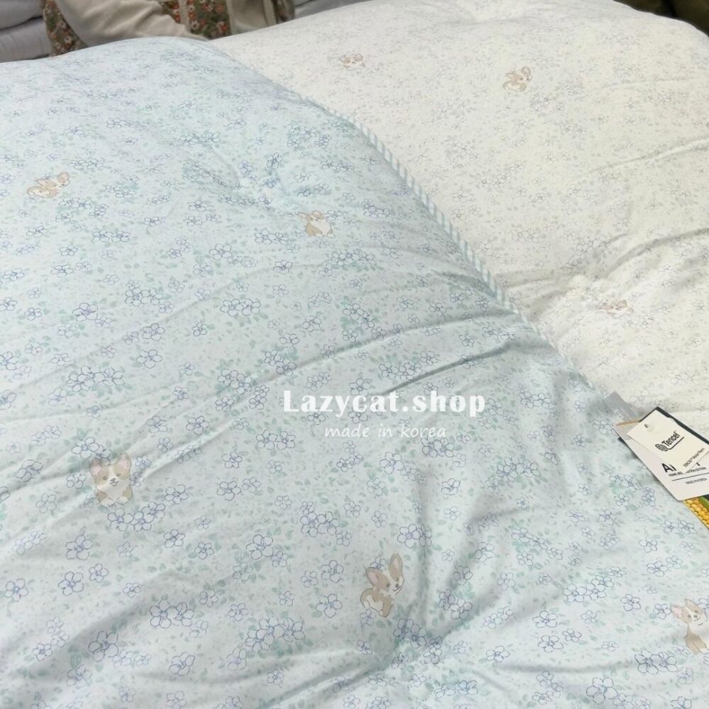 5 (預購)【韓國四季被】正韓🇰🇷開心柯基小花 四季被(只有單人)