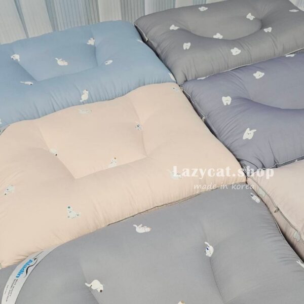 (預購)【韓國枕頭】正韓🇰🇷韓國好評🇰🇷新款✨️慵懶小白貓 抗蟎枕頭(只有大顆)
