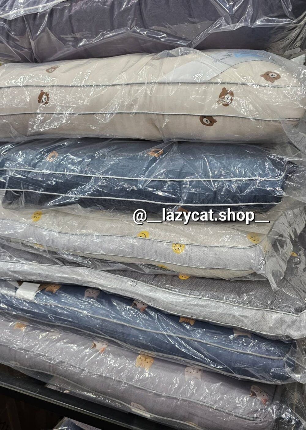 (預購)【韓國枕頭】正韓🇰🇷韓國好評🇰🇷貓咪印花三秒枕 抗蟎枕頭(只有大顆)