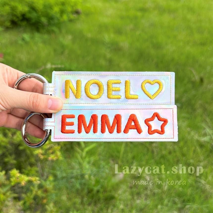 (長期販售)【韓國客製化】防水雷射刺繡吊飾🌌