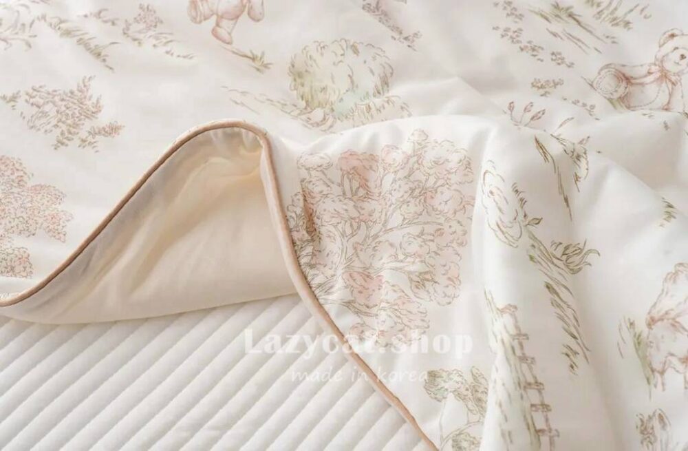 (現貨)【韓國涼被】江南泰迪熊🧊涼被 -7度涼被