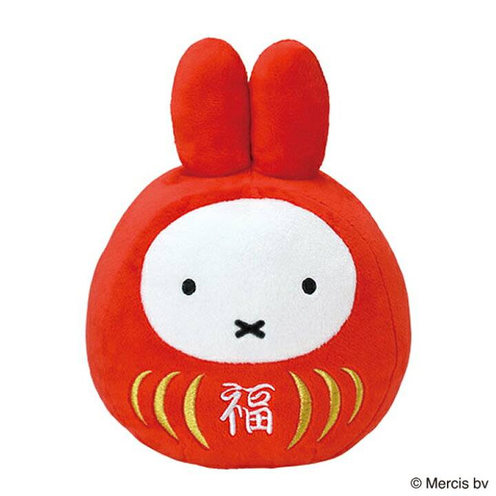 miffy (7) (現貨)日本限定🇯🇵過年必備 達摩祈福招財 Miffy吊飾/娃娃/禮盒