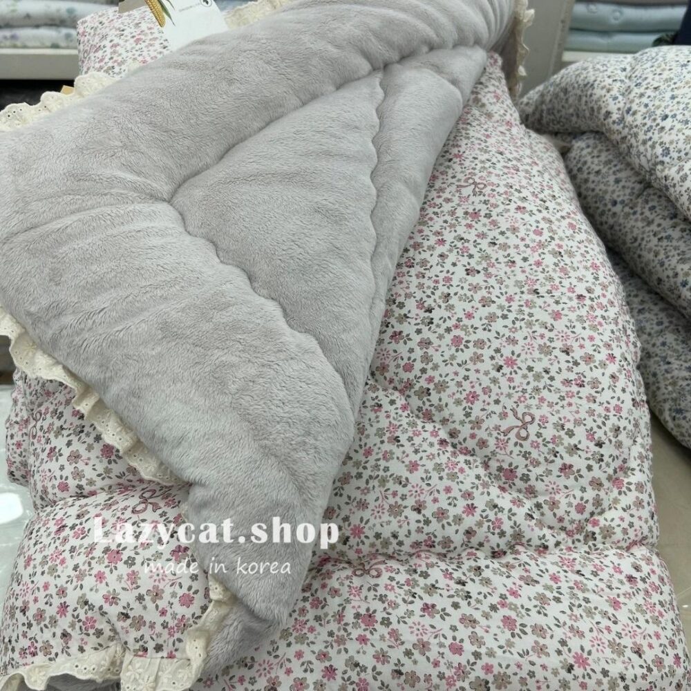 njo4jc8 (4) (預購)【韓國冬被】正韓🇰🇷浪漫碎花花海 雙材質冬被