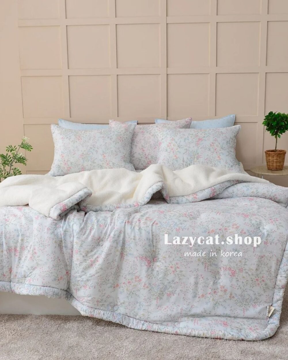 冬被-春暖花開 (3) (預購)【韓國冬被】正韓🇰🇷春暖花開 雙材質冬被(只有單人)