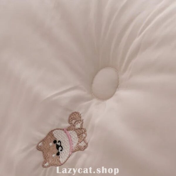 刺繡微笑柴犬-四季被 (5) (預購)【韓國四季被】正韓🇰🇷刺繡微笑柴犬 中厚款四季被🐶