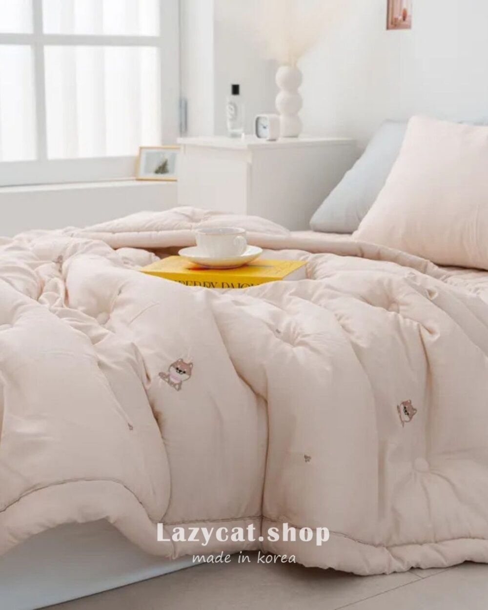 刺繡微笑柴犬-四季被 (6) (預購)【韓國四季被】正韓🇰🇷刺繡微笑柴犬 中厚款四季被🐶