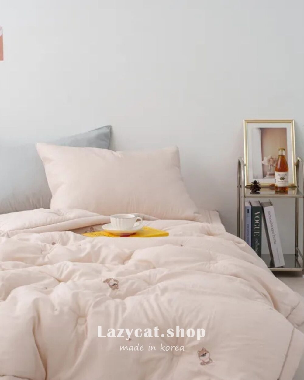 刺繡微笑柴犬-四季被 (7) (預購)【韓國四季被】正韓🇰🇷刺繡微笑柴犬 中厚款四季被🐶