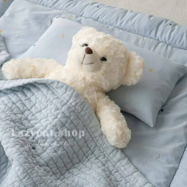 刺繡星星兒童睡袋 (1) (預購)【兒童睡袋】正韓🇰🇷棉被家 刺繡星星 兒童睡袋 5件組