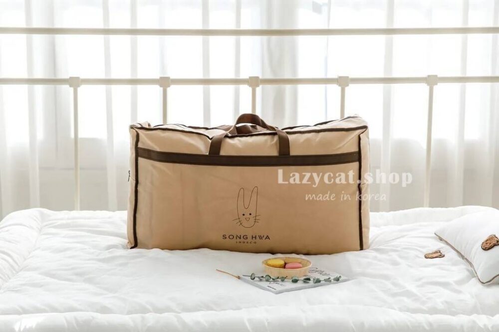 刺繡熊熊莫代爾睡袋 (5) (預購)【兒童睡袋】正韓🇰🇷棉被家 刺繡熊熊 兒童睡袋 5件組