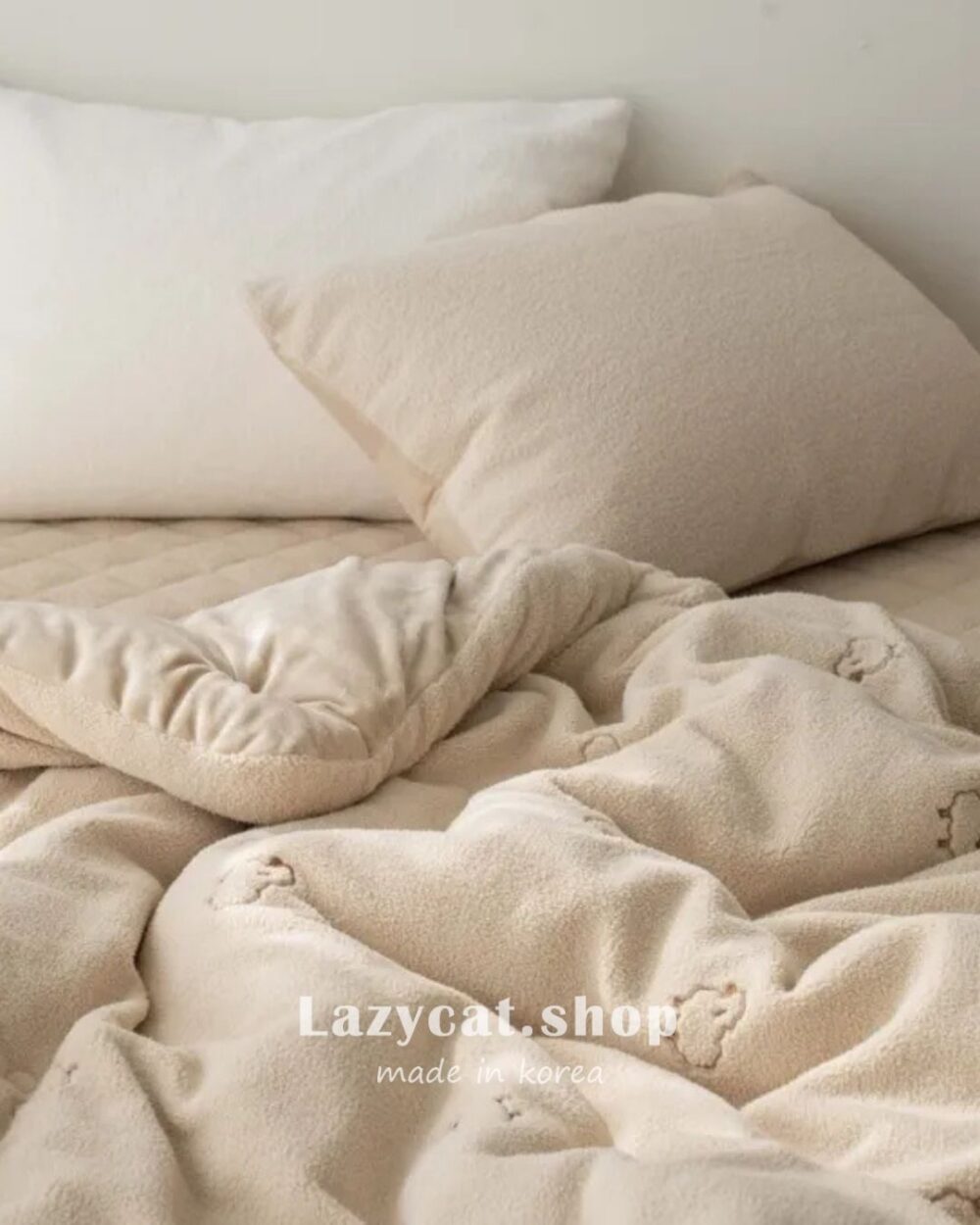 刺繡羊咩咩 雙材質冬被 (9) (預購)【韓國冬被】正韓🇰🇷刺繡羊咩咩 雙材質冬被🐑