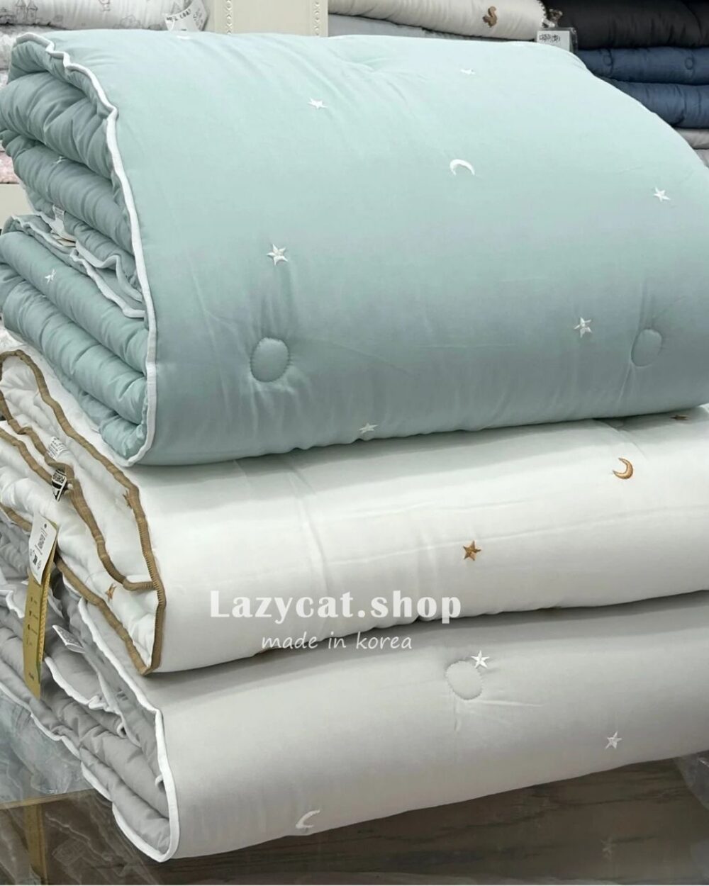 天絲星星月亮 四季被 (4) (預購)【韓國四季被】正韓🇰🇷天絲星星月亮 四季被⭐️🌛