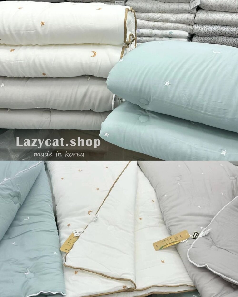天絲星星月亮 四季被 (9) (預購)【韓國四季被】正韓🇰🇷天絲星星月亮 四季被⭐️🌛