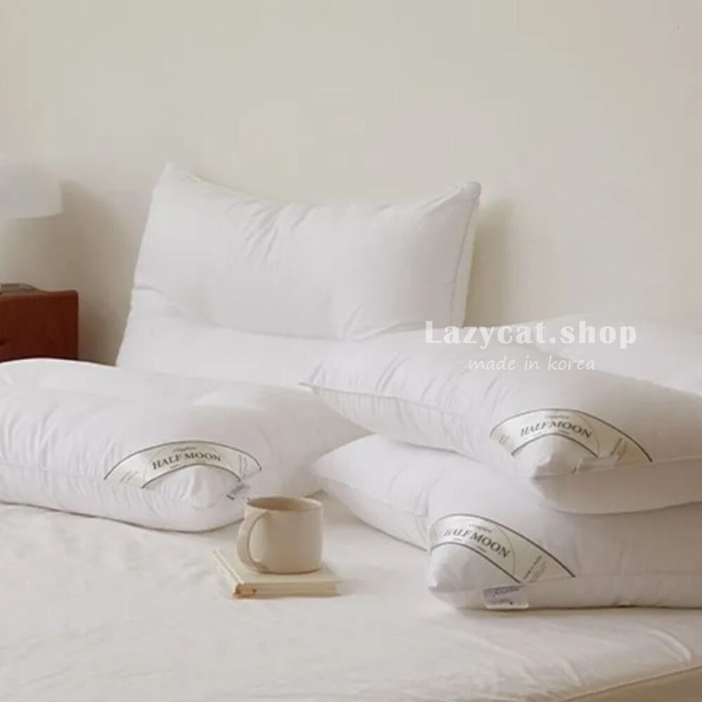 完美半月C曲線工學枕頭 銀標 HUVIS棉花 (10) (預購)【韓國枕頭】正韓🇰🇷韓國maatila完美半月C曲線工學枕頭 銀標 HUVIS棉花