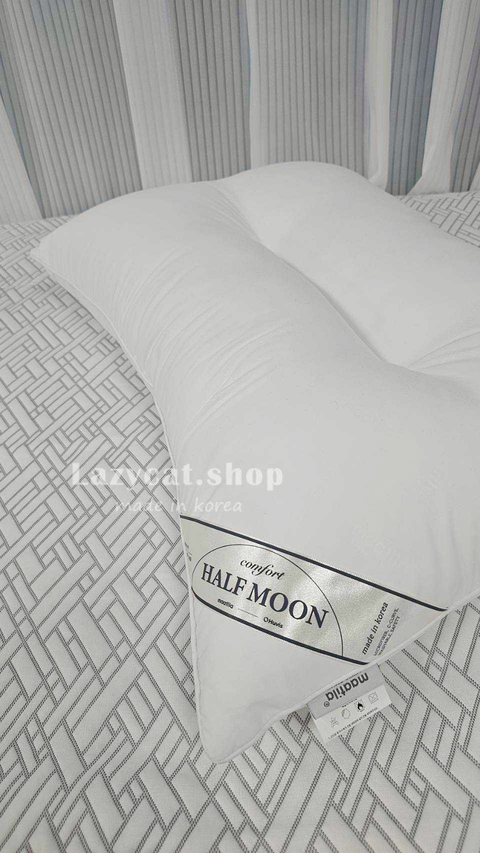 完美半月C曲線工學枕頭 銀標 HUVIS棉花 (2) (預購)【韓國枕頭】正韓🇰🇷韓國maatila完美半月C曲線工學枕頭 銀標 HUVIS棉花