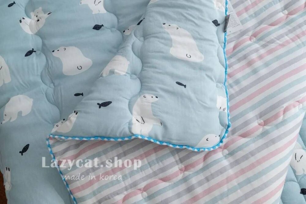 捕魚北極熊四季被 (9) (預購)【韓國四季被】正韓🇰🇷捕魚北極熊 薄款/厚款四季被🐻❄️