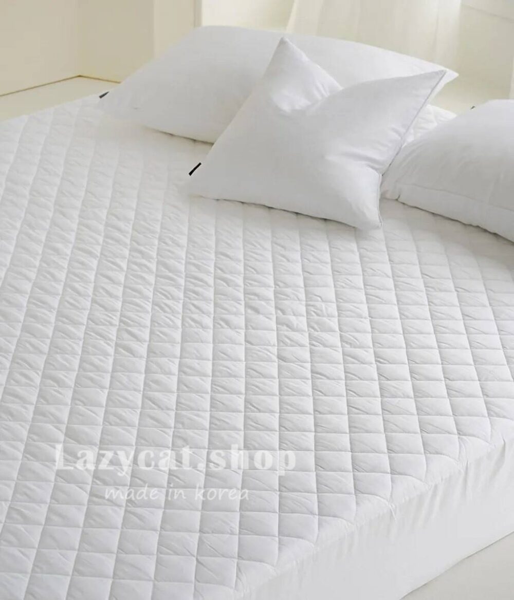 柔簡約40支純棉床包 (10) 【韓國床包】正韓🇰🇷溫柔簡約 40支高密度純棉床包(鋪棉款)9色