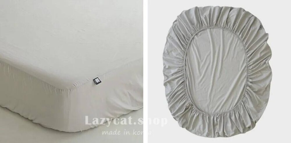 柔簡約40支純棉床包 (5) 【韓國床包】正韓🇰🇷溫柔簡約 40支高密度純棉床包(無鋪棉款)9色