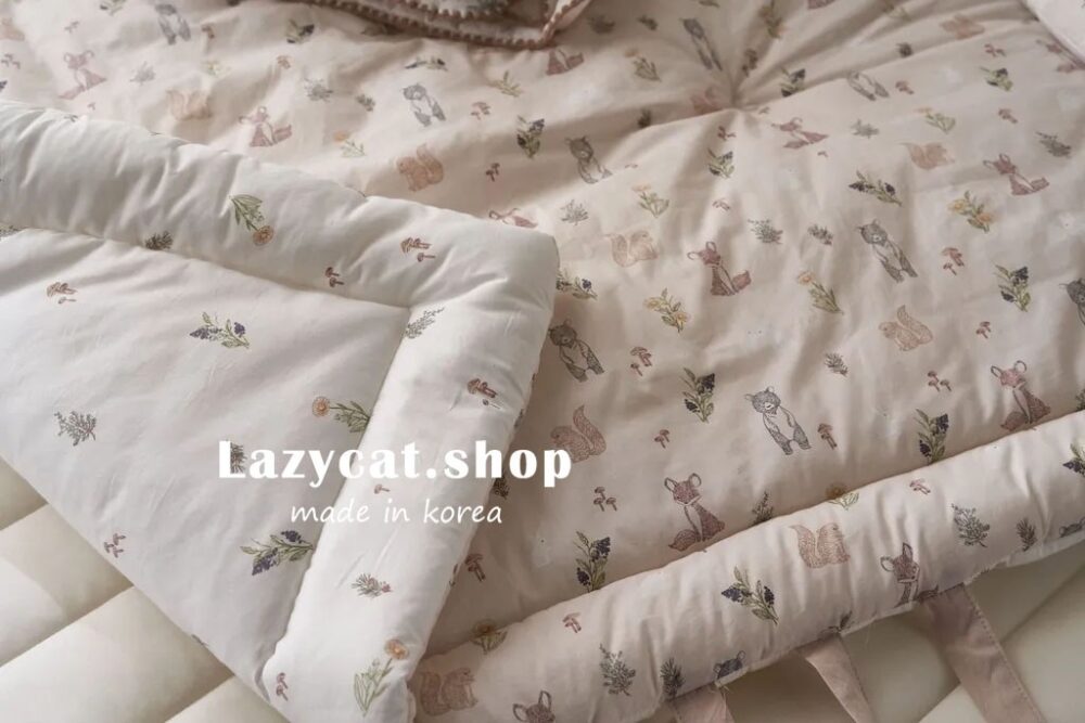 森林物語兒童睡袋 (1) (預購)【兒童睡袋】正韓🇰🇷棉被家 森林物語兒童睡袋 4件組