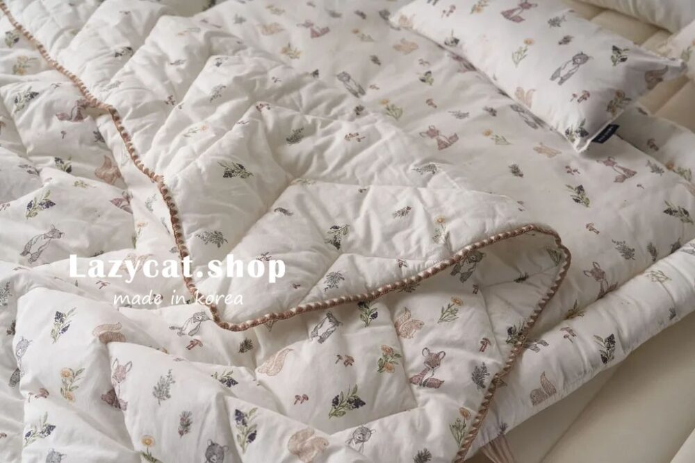 森林物語兒童睡袋 (3) (預購)【兒童睡袋】正韓🇰🇷棉被家 森林物語兒童睡袋 4件組