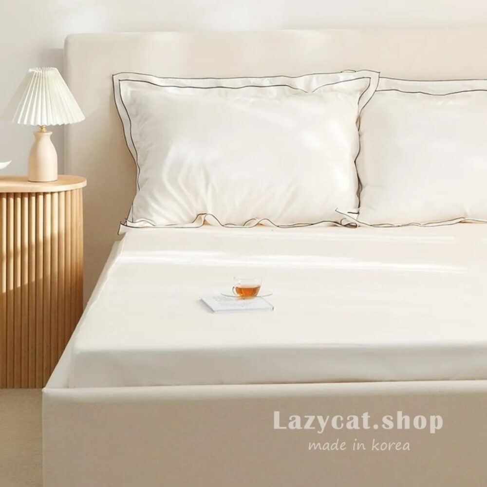 法式素色莫代爾床包 (1) 【韓國床包】正韓🇰🇷法式素色☁️莫代爾床包7色(無鋪棉)