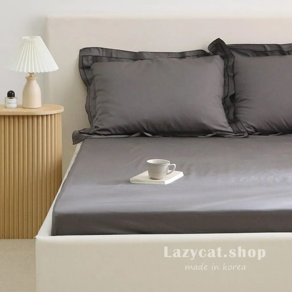 法式素色莫代爾床包 (2) 【韓國床包】正韓🇰🇷法式素色☁️莫代爾床包7色(無鋪棉)