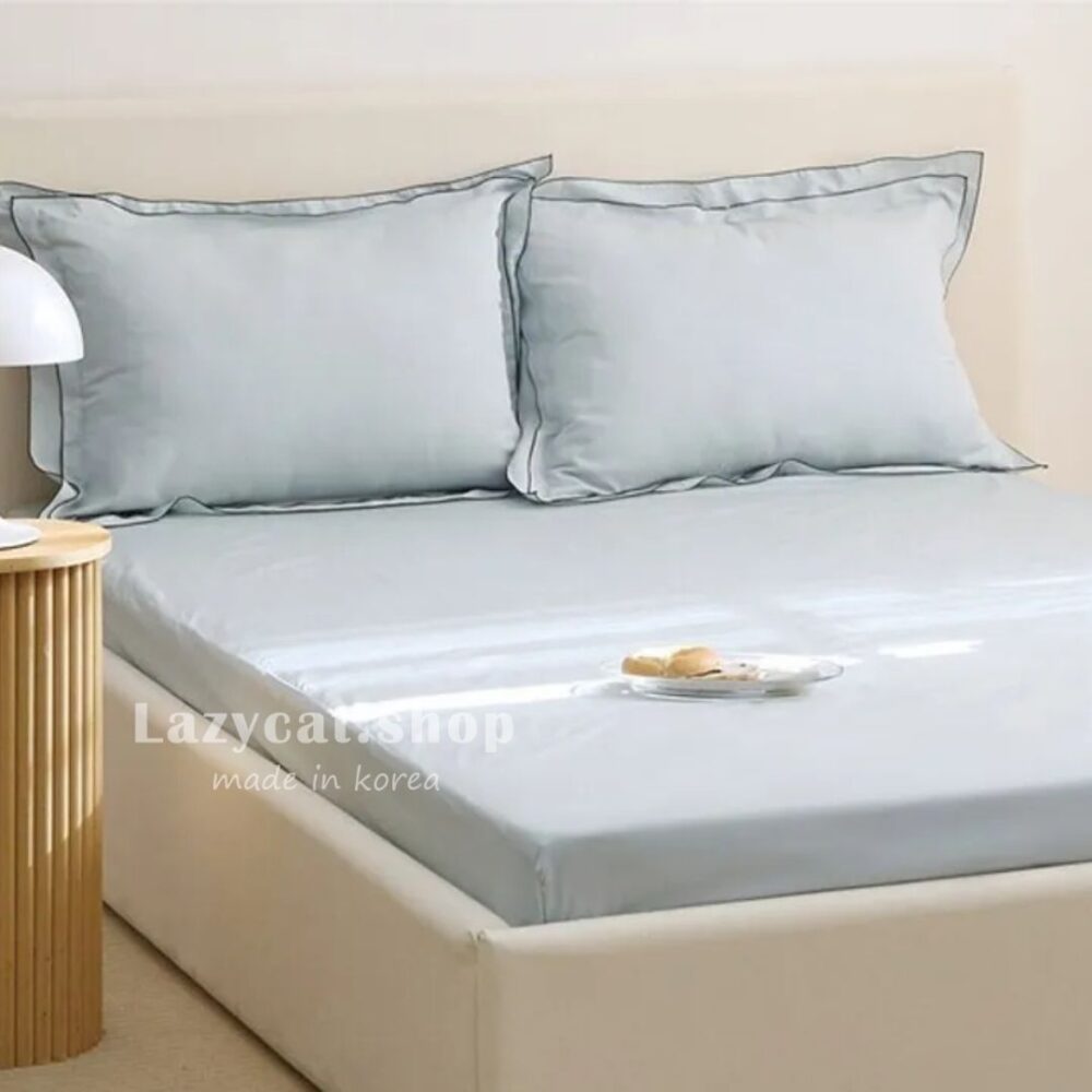 法式素色莫代爾床包 (9) 【韓國床包】正韓🇰🇷法式素色☁️莫代爾床包7色(無鋪棉)
